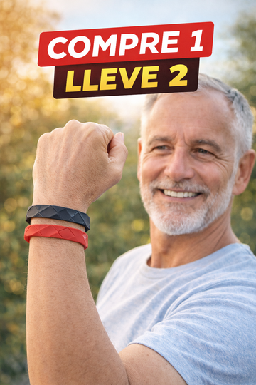 GlicoBrace Heathify - Pulsera Magnética de Silicona para Regular la Glucosa y Efectos Antiestáticos