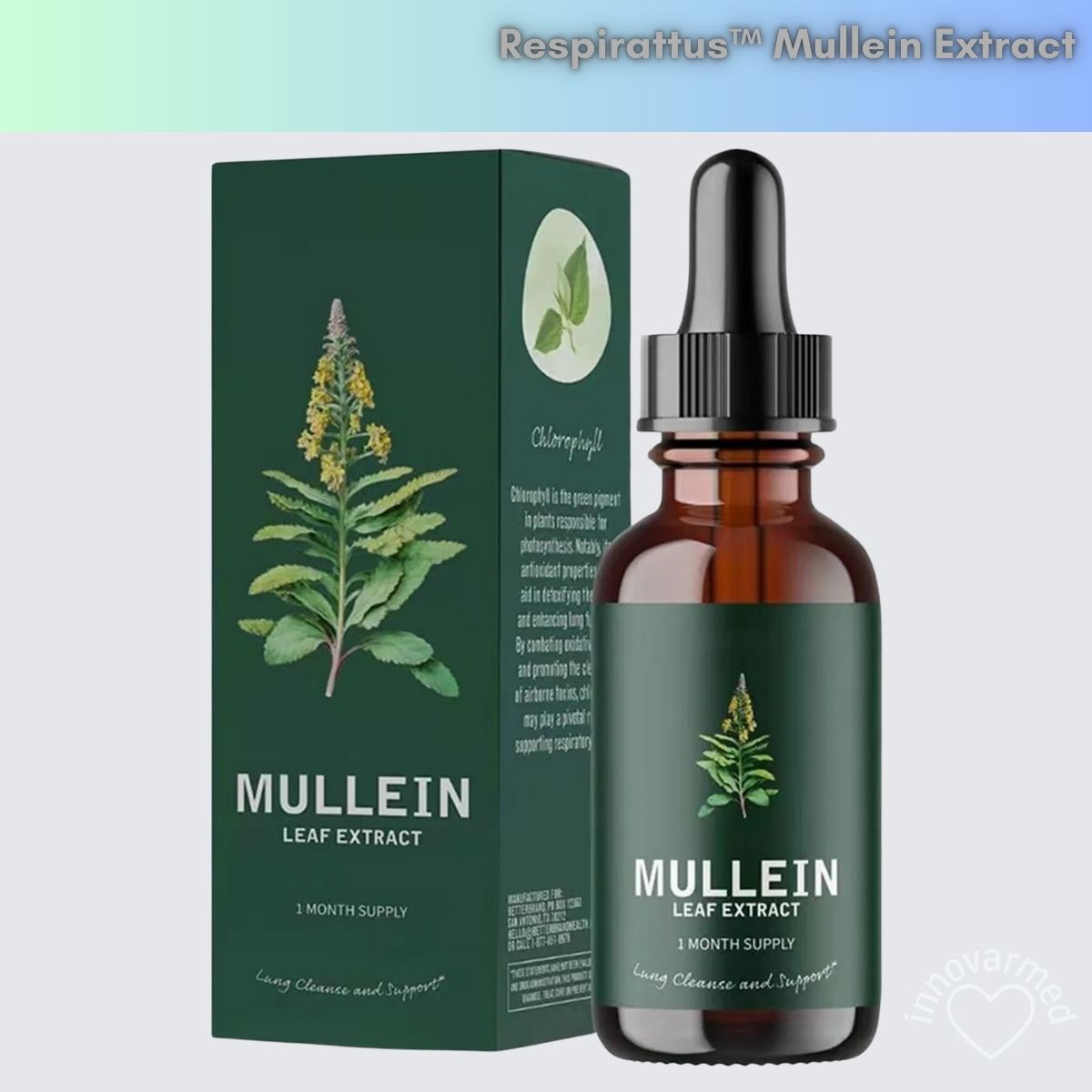 Respirattus™ Mullein Extract/Mullein+Chlorophyll - Clean lungs and no cravings