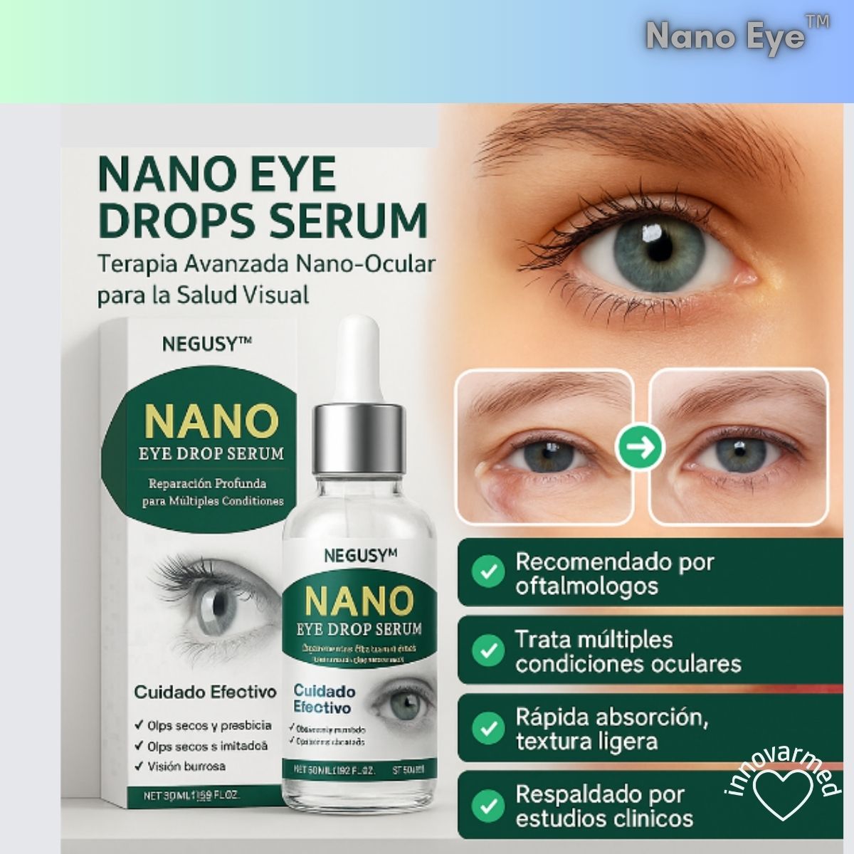 Sérum Nano Gotas para Presbicia y Miopía
