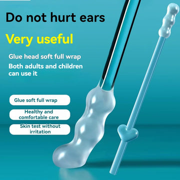 Palitos Adhesivos para la Limpieza de Oídos - Cuidado Suave y Visible de los Oídos.